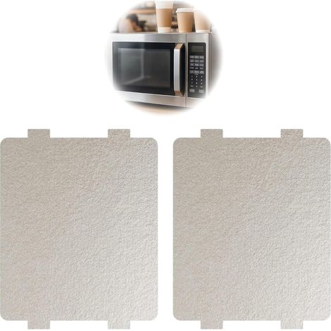 2 Pcs Plaque en mica pour réparation de micro-ondes Kit Universel, 118x99mm - Chaleur Isolation Sûre - Prolonge la Durée de Vie (1/5)
