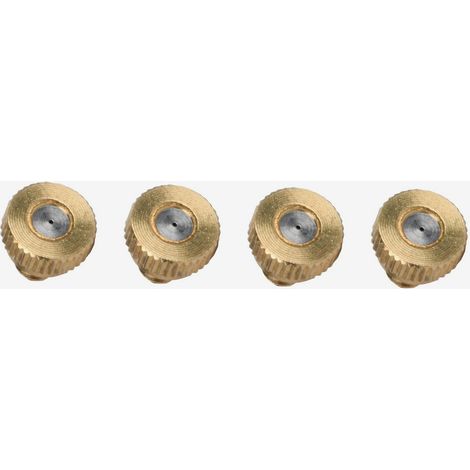Werka Pro – Buse en laiton pour brumisateur – Lot de 4 pièces – Remplacement efficace pour arrosage – Compatible avec systèmes d'irrigation