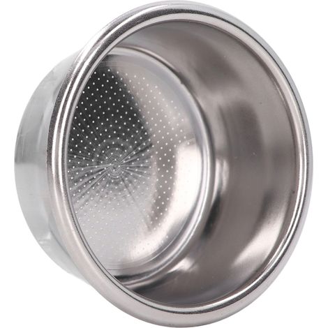 Porte-filtre 2 tasses en acier inoxydable, filtre à café poreux pour poignée de 54 mm (1/5)