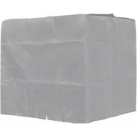 [JAMAIS UTILISÉ] Bâche de réservoir d'eau, SL.GT Bâche Couverture Réservoir IBC pour Cuve 1000L, Capôt de Protection Container Citerne Eau, Anti-poussière Anti-UV Anti-Pluie, 120x100x116cm (Gris)