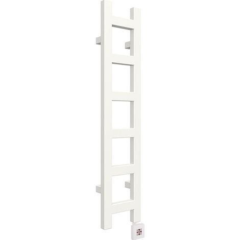 Sèche-serviette mixte blanc de 1280mm de haut et 200mm de large - 260 Watt - EAS1280/200V2B (1/5)