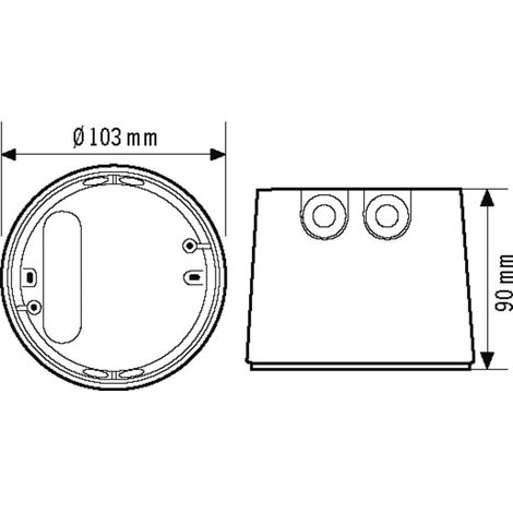 ESYLUX Aufputzdose COMP.APC EP10426278