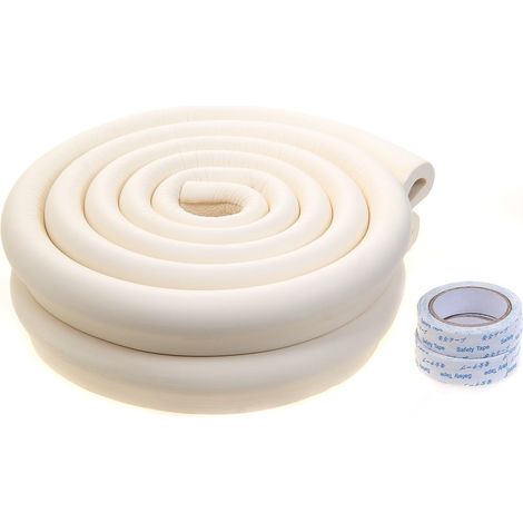 2 Rouleaux Protecteur de Bord, Forme U, Mousse NBR 8mm, Anti-choc, Pour Table et Meubles, Maison et Crèche