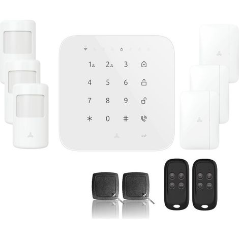 Alarme maison wifi et gsm 4g sans fil connectée casa- kit 3 (1/3)