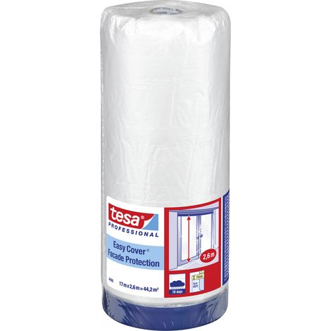tesa  04498-00002-00 Abdeckfolie tesa Easy Cover® Transparent (L x B) 17 m x 2.6 m 1 St.