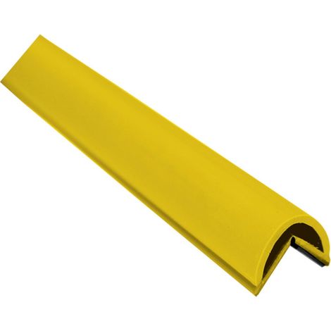 Cornière de protection d'angle ANGL'ISOL MINI adhésive 2000 x 15 x 15 mm jaune et noir - WATTELEZ