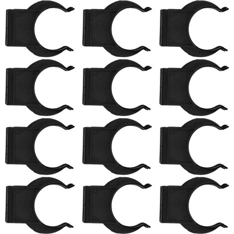 30pièces Clips pour Plinthe Cuisine Clips De Fixation pour Pieds D'armoire en Plastique Noir pour Home Improvement Connexion Lisse (1/5)