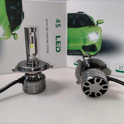 Ampoules LED H4 24V 55W 6000K à haut rendement lumineux (stock UE) pour phares de voiture ( ) (1/2)