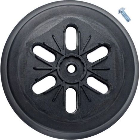 Plateau de ponçage pour ponceuse excentrique Bosch Gex 150 AC, PEX 15 AE, GEX 150 Turbo Ø 150 mm avec vis,Disque de ponçage compatible avec Bosch (1/4)