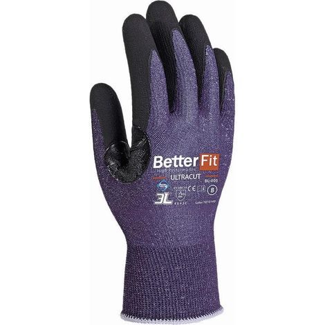Guantes de nitrilo con puntos microdot grandes (Talla 9) 3L