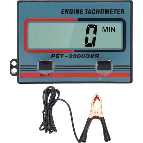 Ortviai Tachymètre numérique sans contact pour moteur 2T/4T – Écran LCD, étanchéité IP65, batterie intégrée (1/5)