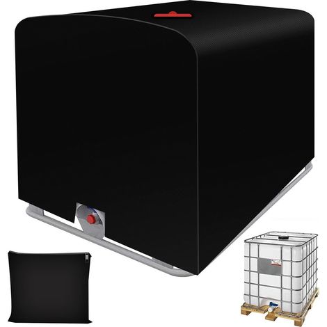 Housse de protection pour cuve IBC 1000L, anti-UV et imperméable, 420D (1/5)