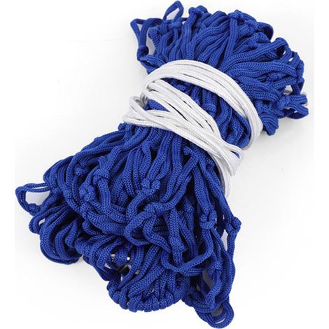 Tragbare und leichte Outdoor-Hängematte, Tragkraft bis zu 113 kg, mit Nylonseil, ideal für Camping und Garten (blau).