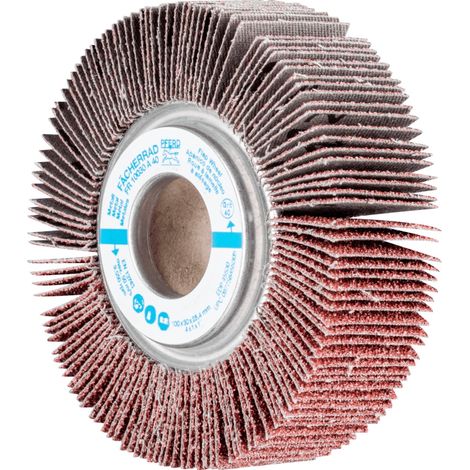 PFERD TOOLS Lamellenschleifrad FR Ø 100x30mm Bohrung Ø 25,4 mm A40 für universelle Anwendung 2 Stk (1/5)