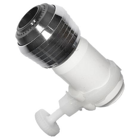 ATOMIZADOR DE GRIFO. 2 FUNCIONES. CON ABRAZADERA. 8cm (ENVASADO) (1/2)