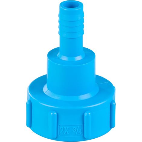 Reduzierstück Strend Pro, für IBC-Tank, 3/4" Schlauchausgang, PVC (1/2)