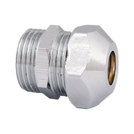 JS QUETSCHVERSCHRAUB. AUF NIPPEL  MIT AG,DN10,3/8"x3/8"x10MM,VERCHR