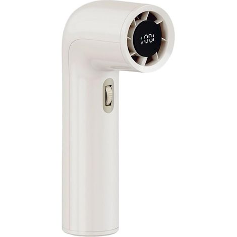 Ventilateur portable main flexible turbo haute vitesse airflow puissant USB rechargeable ventilateur personnel voyage extérieur été (1/5)