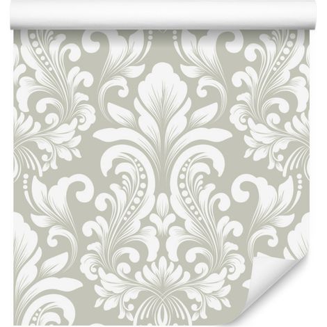 Carta da parati retrò con decorazioni classiche in stile barocco, 50x1000 cm. (1/5)