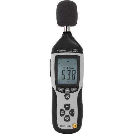 St8852 Sonomètre professionnel 30-130 dB Enregistreur de données Standard