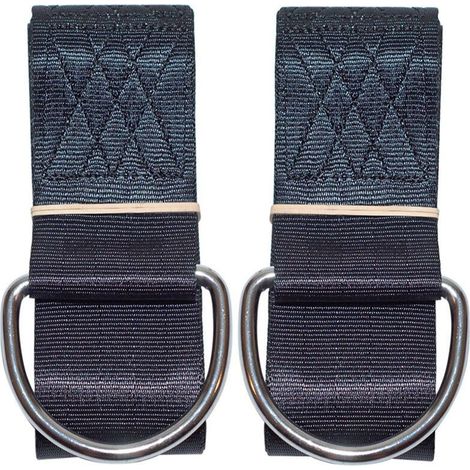 Aufhängegurte für Baumschaukeln, Seilbaumschaukeln, Aufhängeset mit Sicherheitskarabinern, Terylen, geeignet für alle Schaukeln und Hängematten, 5 cm 2 m. (1/5)