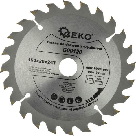 Geko TCT Kreissägeblatt 150 mm Metall