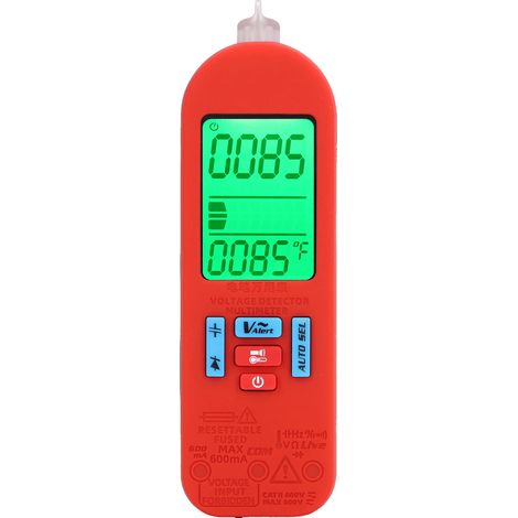 Multimètre numérique BSIDE A2 à écran LCD rétroéclairé, haute précision, identification automatique, anti-surcharge intelligent, rechargeable USB, testeur électrique professionnel avec batterie intégr (1/5)