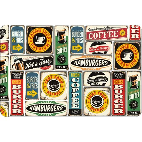 Set de Table Imprimé "Americano" 28x44cm Multicolore