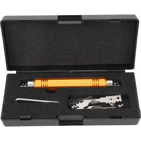 Kit di 8 pezzi per la rimozione dei pin dei connettori elettrici Toivize, in acciaio temprato, per uso automobilistico e informatico. (1/5)