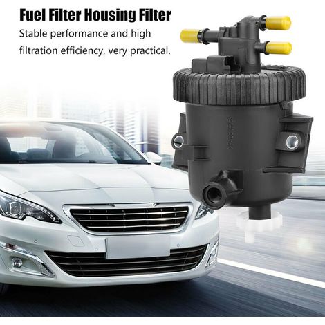 SJLERST Kraftstofffilter, Kraftstofffiltergehäuse + Filter für XSARA PICASSO 206 306 307 2.0 HDi