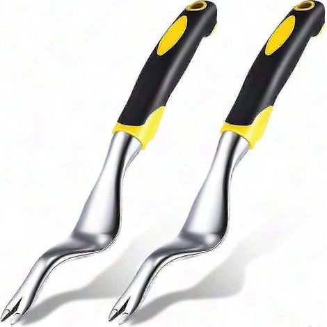 Paquet de 2 outils de jardinage pour désherbeurs ergonomiques (1/3)