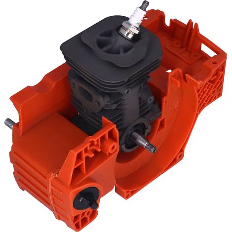 Carter moteur 40 mm avec bougie d'allumage pour tronçonneuse Husqvarna 136 137 141 142 530071991 (1/5)