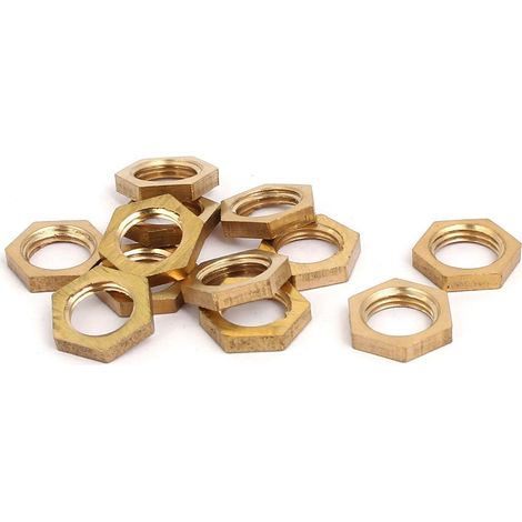 1/8BSP Femelle en Laiton Filetage Écrou Contre-Écrou 12 Pcs (1/3)