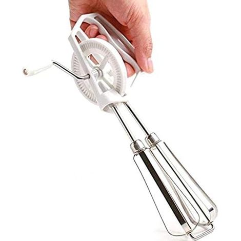 batteur manuel, batteur rotatif manuel, batteur manuel, batteur en acier inoxydable, ustensiles de cuisine (1/5)