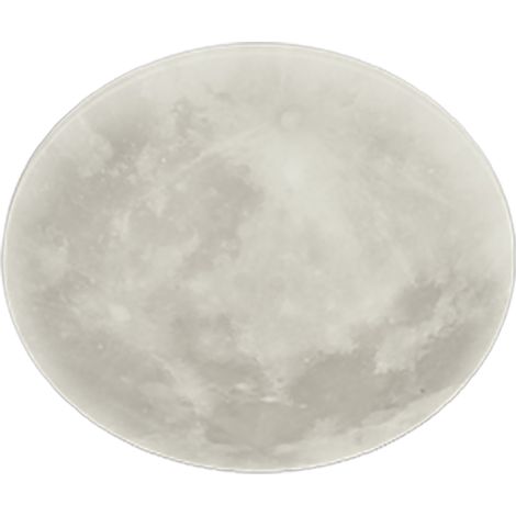 TRIO LEUCHTEN 627514000 LUNAR PLAFONNIER À LED EN ACRYLIQUE AVEC PHASE DE LUNE CHANGEABLE 1 X 22 W LED LUMINOSITÉ RÉGLABLE NUIT (1/5)
