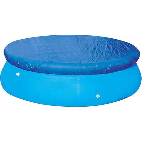 Bache Protection Piscine, Housse de Piscine ronde Gonflable Anti-poussière âche pour Piscines Tubulaire ou Gonflable Anti-évaporation, Durable Bâche de Piscine Imperméable (210CM) (1/5)