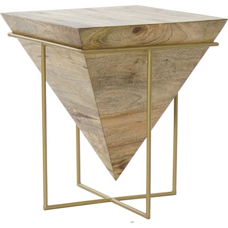Mesita Auxiliar Mango Metal 40X40X45 11,20 Natural (1/3)