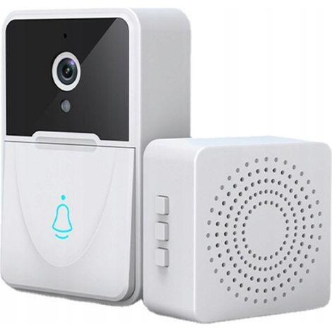 Videocitofono wireless remoto, videocitofono HD alimentato a batteria (1/4)