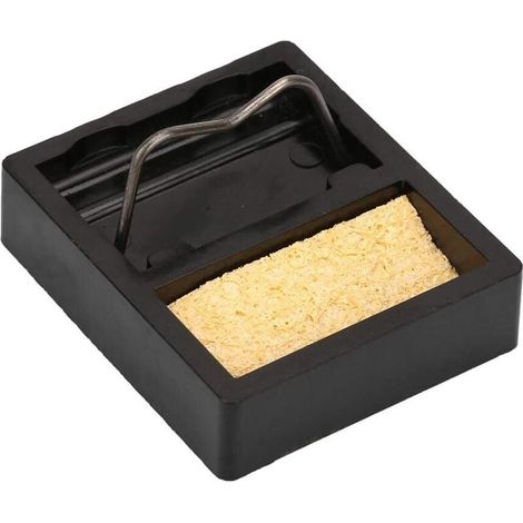 Fer à souder, mini support pour fer à souder avec éponge, base résistante à la chaleur pour fer à souder (1/4)