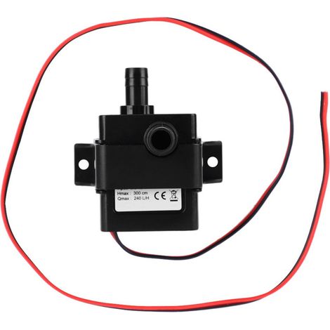 Pompe à eau submersible 12 V CC ultra silencieuse avec moteur sans balais pour aquarium de jardin (1/5)