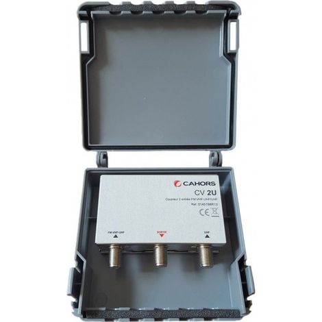CAHORS Coupleur passif 2 entrées FM-VHF-UHF-UHF