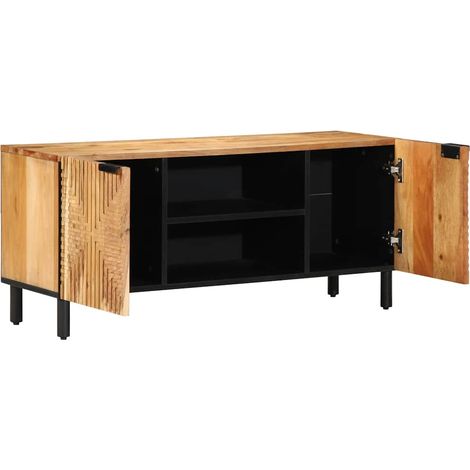 Maison Exclusive - Mobile Porta TV 105x33x46 cm in Legno Massello di Acacia