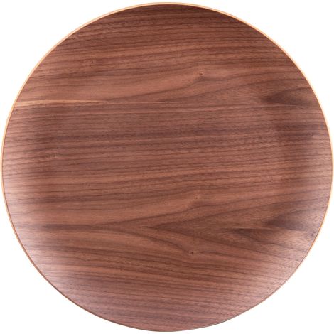 Table Passion - Assiette de présentation bois brun 34 cm (1/2)
