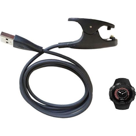 Câble de charge USB 5V avec pinces de fixation pour Suunto5/3 (1/4)