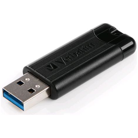 Verbatim Memoria USB 3.0 PinStripe da 32Gb Colore Nero