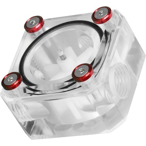 Débitmètre transparent étanche pour circuit de refroidissement PC eau