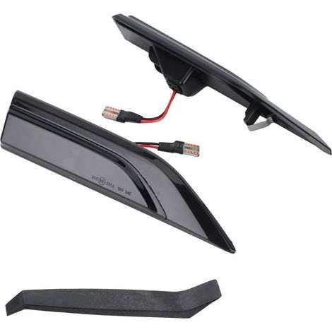 Feu de position latéral de voiture, 2 pièces, couleur fumée, indicateur de garde-boue LED 7E0949101 pour transporteur T6 (1/4)