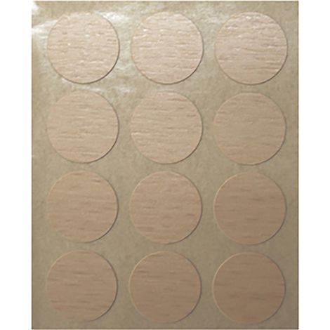 Bouchon à vis Fabriqué en PVC Finition Chêne Clair Mesures 17170.5mm 36 Unités - talla (1/2)