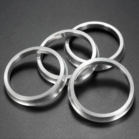 Bague De Centrage - Aluminium - 66.6 mm À 57.1 mm - Pour Jantes Alliage - 4 Pièces (1/4)