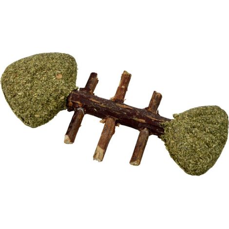 Jouet Poisson pour Chat "Matatabi" 8cm Naturel (1/2)